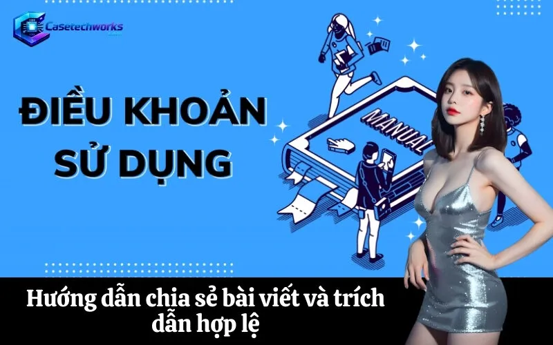 Hướng dẫn chia sẻ bài viết và trích dẫn hợp lệ