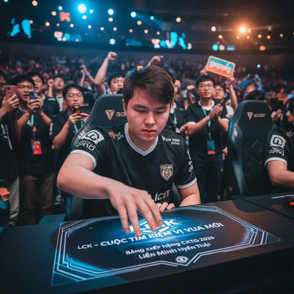 Tuyển thủ LPL tập trung cao độ trong một trận đấu CKTG